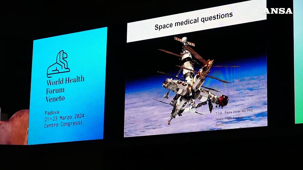 World Health Forum Veneto, a Padova presente anche l'astronauta Paolo Nespoli