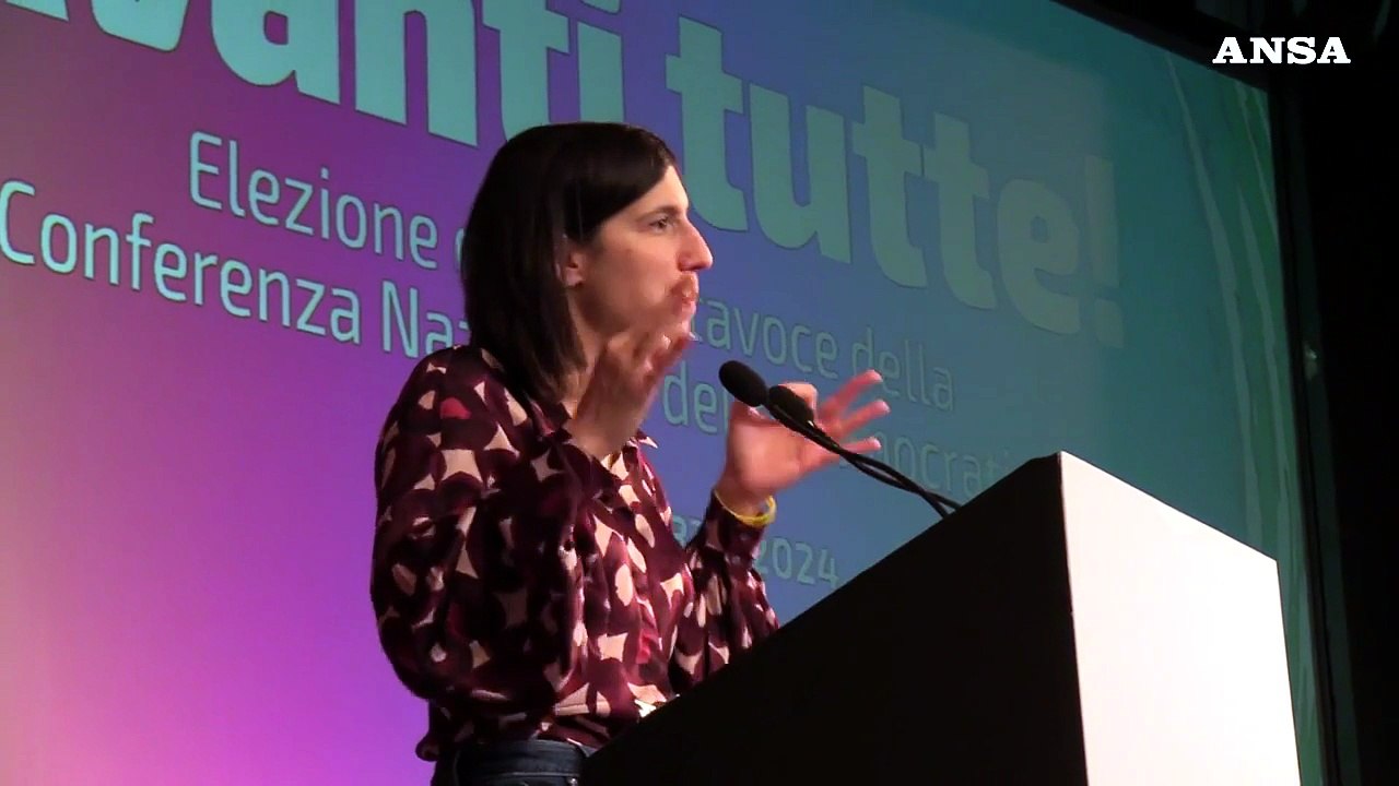 Parita' di genere, Schlein: "Patriarcato non esiste solo negli occhi di chi ci sguazza dentro"