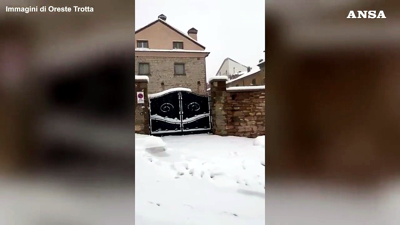 Neve d'aprile in Molise