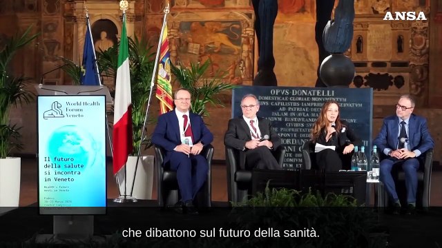 Zaia al World Health Forum a Padova: Il Veneto e' la Davos della sanita'