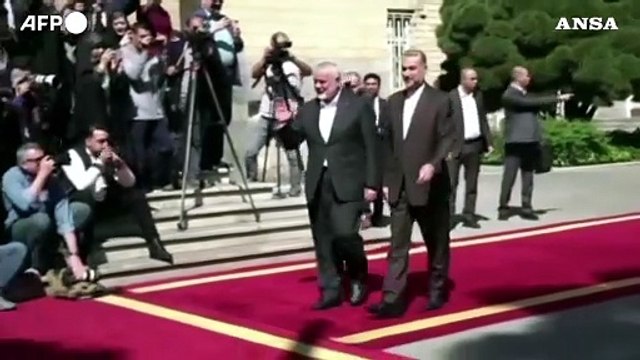 A Teheran il leader di Hamas Haniyeh incontra il ministro degli Esteri iraniano