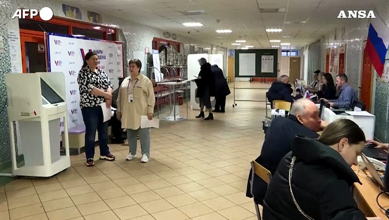 Al via le elezioni presidenziali in Russia, i moscoviti alle urne