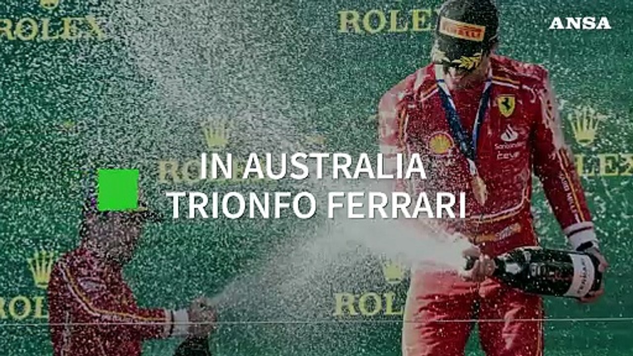 In Australia trionfo Ferrari