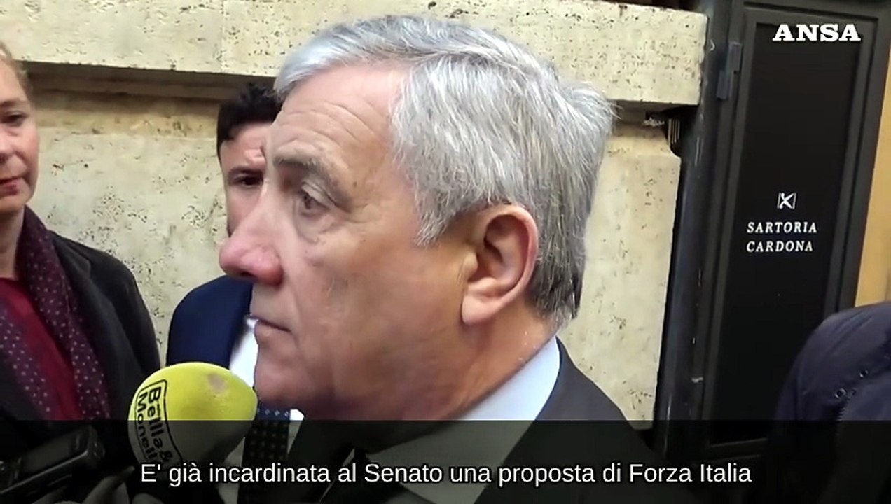 Salva case, Tajani: "Non conosco proposta, se si lega a quella di Forza Italia ben venga"