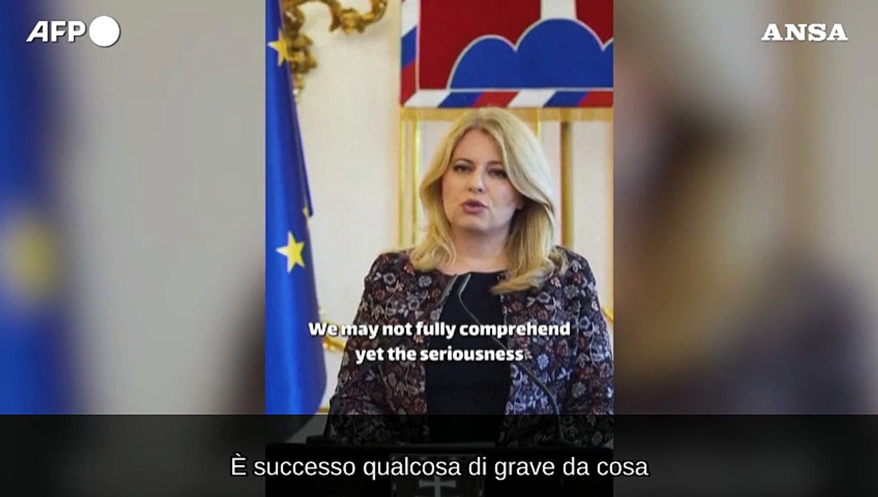 Attentato Fico, la presidente della Slovacchia: "Attacco alla democrazia"