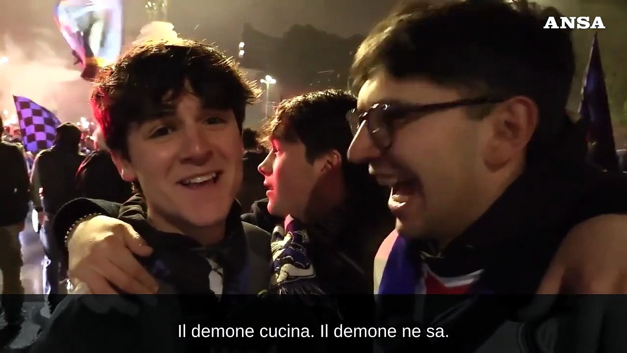 Scudetto Inter, festa in largo Cairoli: "Una notte insognabile"