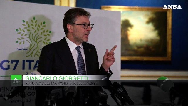 G7 Economia e Finanze, Giorgetti: Stresa e' un luogo ideale