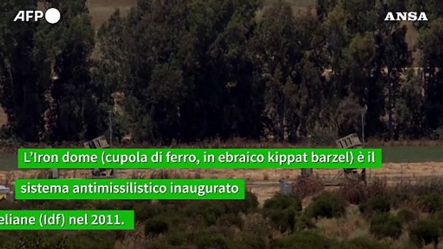 Come funziona l'Iron Dome, lo scudo anti missili israeliano