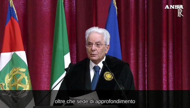 Mattarella: Universita' libere, anche nel dissenso al potere