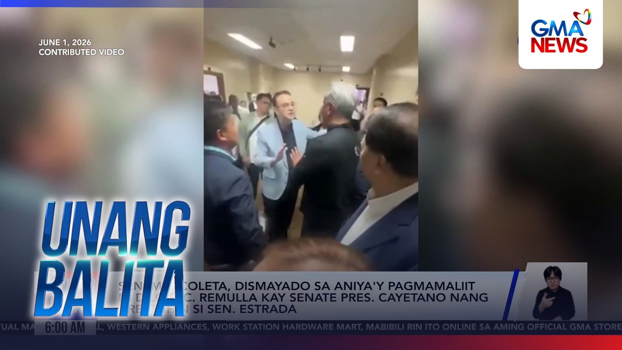 Sen. Marcoleta, dismayado sa aniya'y pagmamaliit ni DILG Sec. Remulla kay SP Cayetano nang arestuhin si Sen. Estrada | Unang Balita