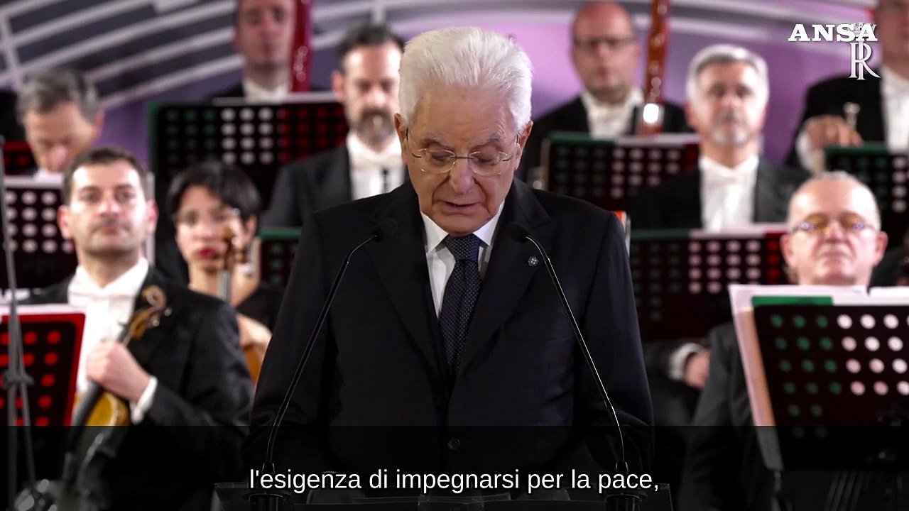 Mattarella: "Impegno per la pace ma senza baratti insidiosi"