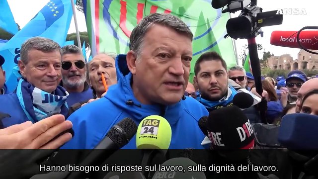 Bombardieri: Oggi qui c'e' il Paese reale che soffre, servono subito risposte