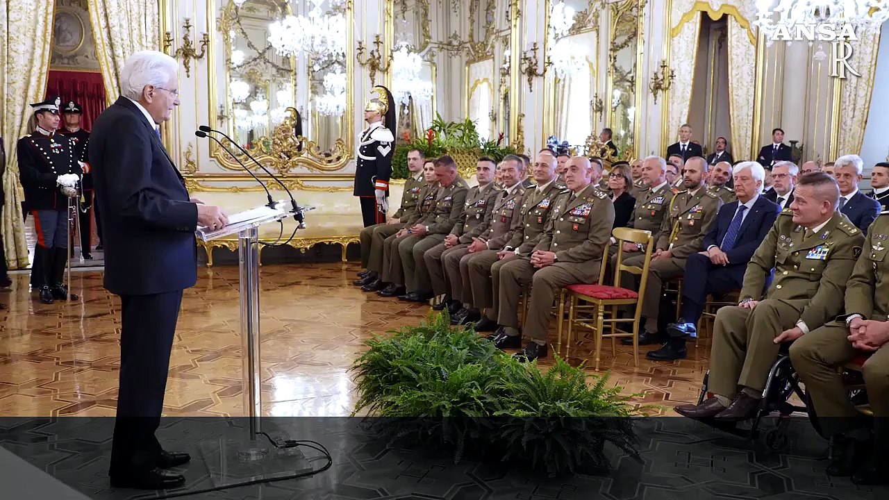 Mattarella: "La Repubblica e' riconoscente all'Esercito"