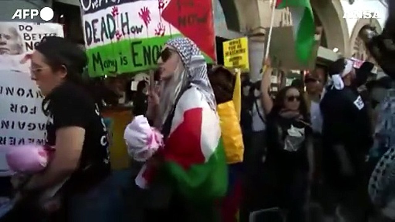 La protesta contro la guerra a Gaza arriva agli Oscar