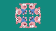 The Pigs kaleidoscope promo - character test