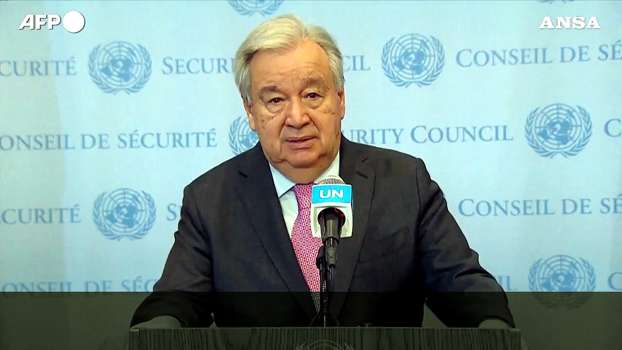Guterres: "Il Libano non diventi un'altra Gaza"