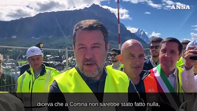 Milano-Cortina 2026, Salvini: Pista da bob in anticipo sul cronoprogramma