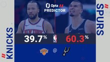 New York Knicks @ San Antonio Spurs - Opta Predictor