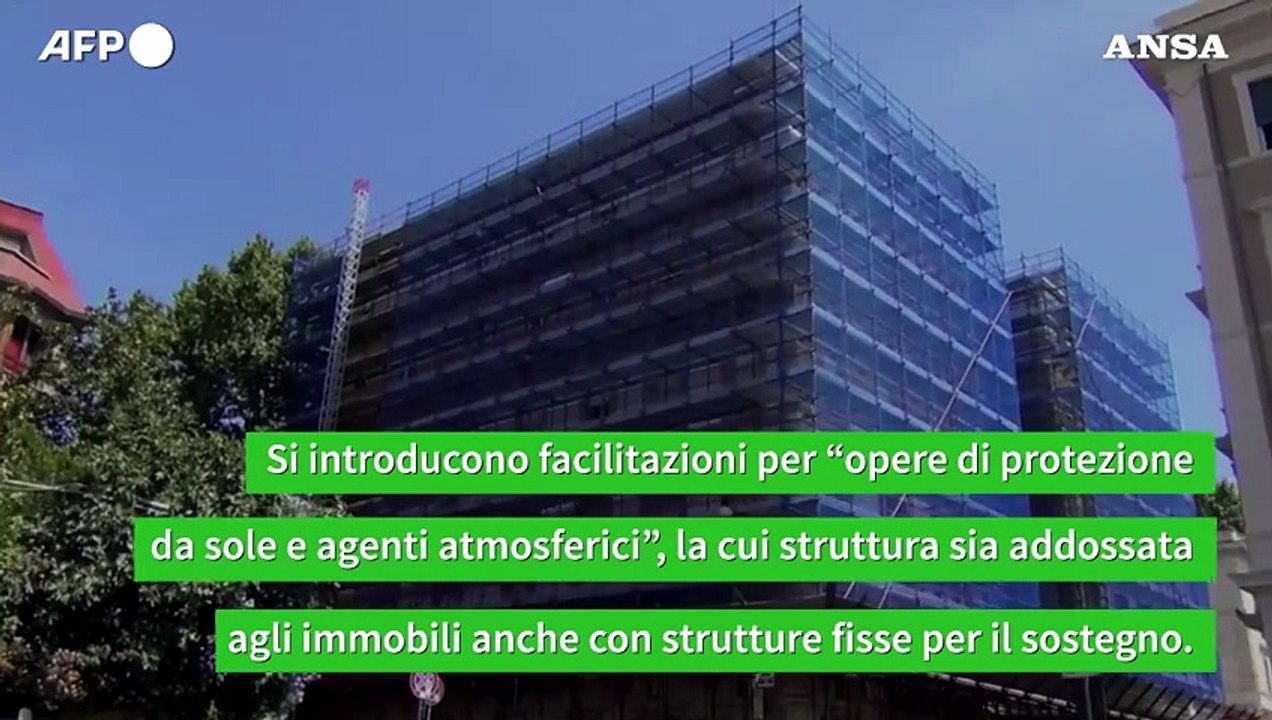 Passa il salva-casa, ecco le misure