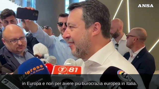 Ucraina, Salvini: Stoltenberg pericoloso, chi puo' lo fermi