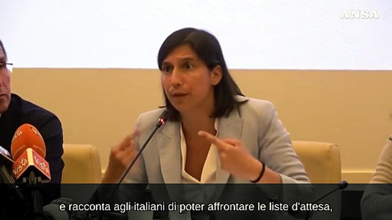 Liste d'attesa, Schlein: "Dal decreto fuffa siamo ora al decreto zuffa"