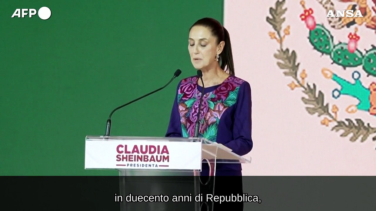 Messico, Sheinbaum e' la prima donna presidente