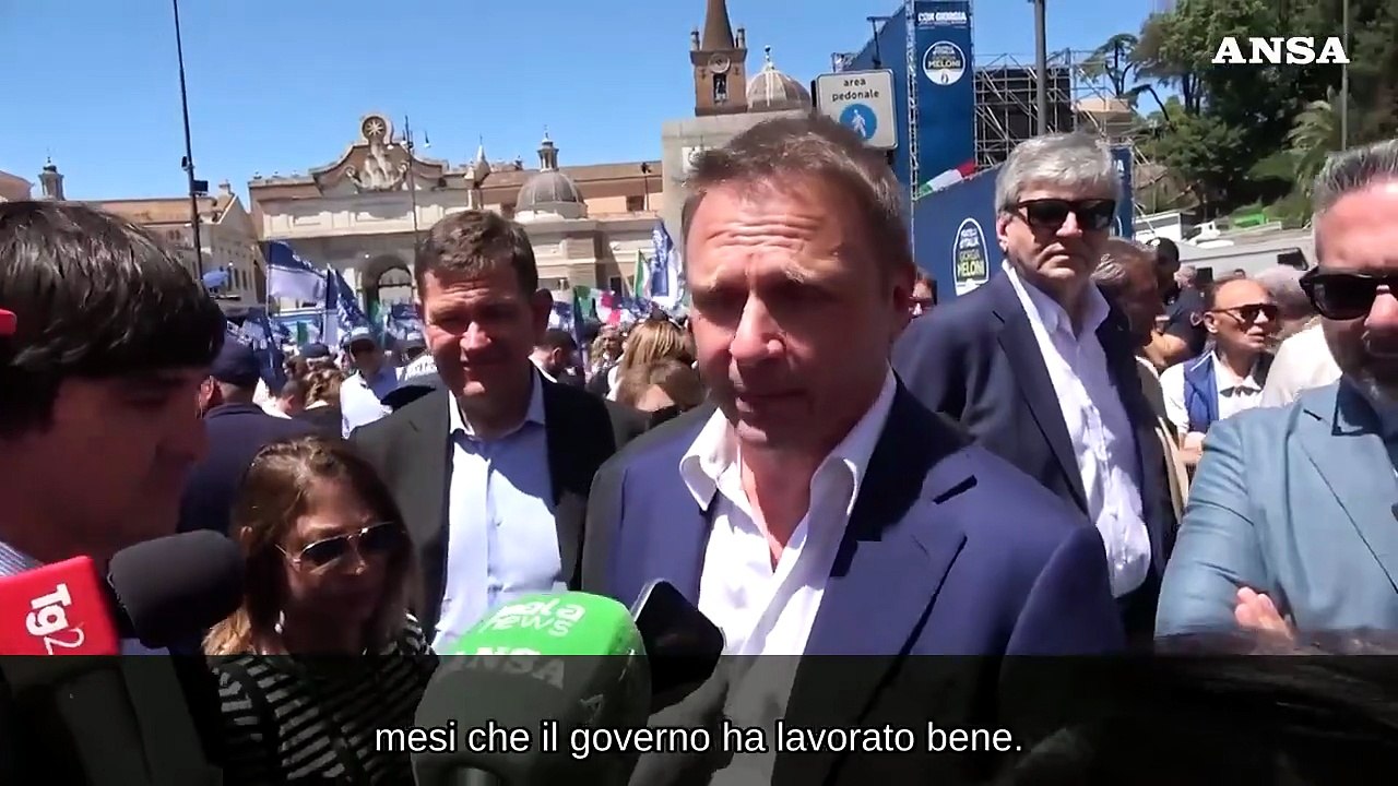 Europee, Lollobrigida: "Per FdI successo e' voto in piu' di politiche"