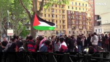 Sit-in degli studenti della Sapienza al Tribunale di Roma