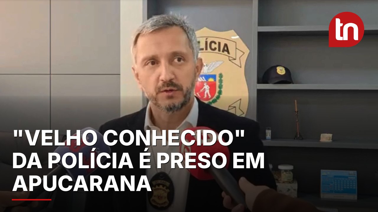 Polícia Civil prende foragido com diversas passagens em Apucarana