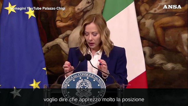 Meloni: Con Orban posizioni non sempre coincidenti su Kiev