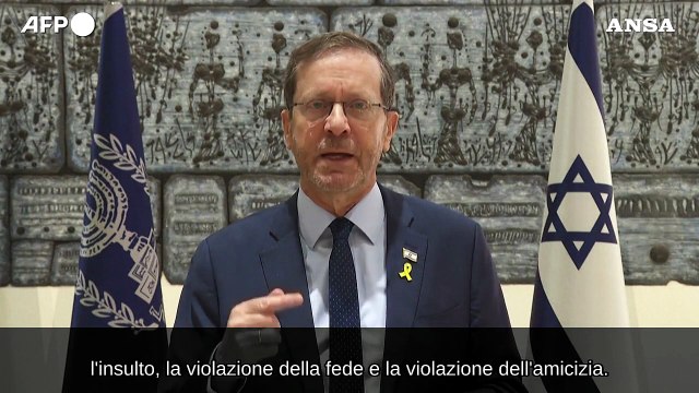 Herzog agli studenti ebrei: Israele e' con voi