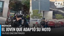 ¡Lo encontraron! Joven en silla de ruedas que adaptó su moto recibió ayuda para cambiar su vida