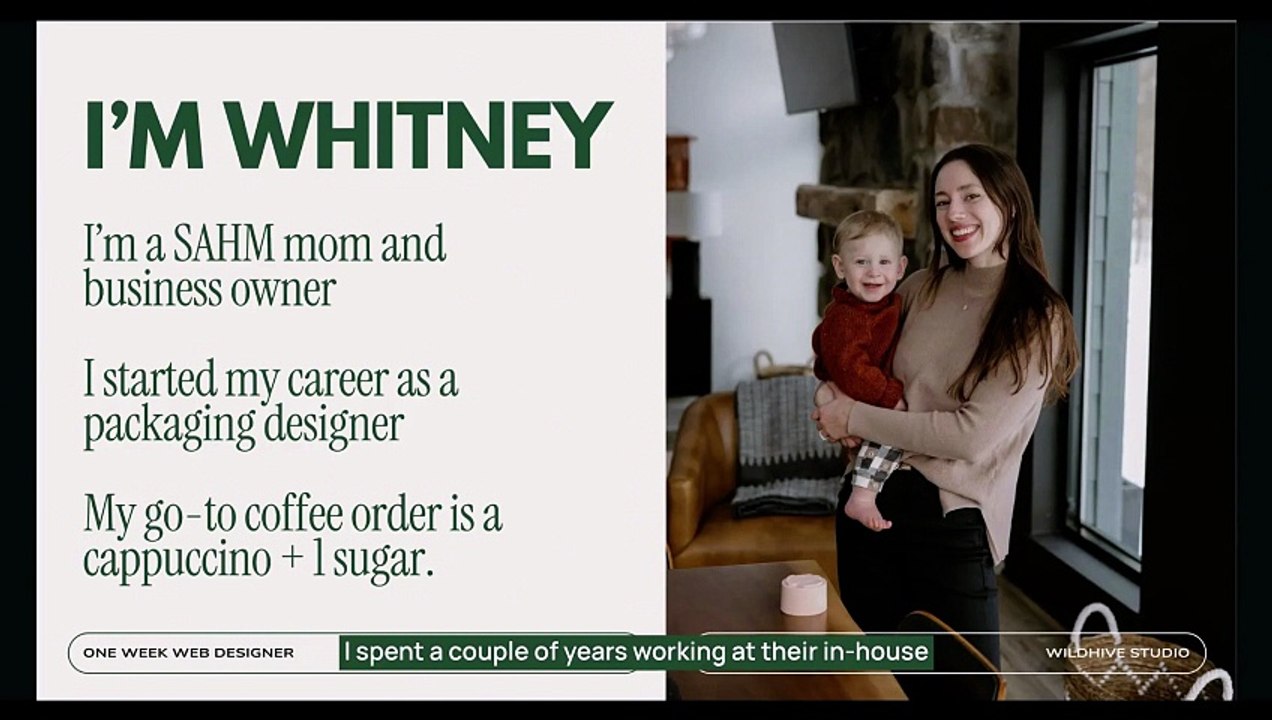 Intro to One Week Web Designer by Whitney Rose