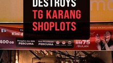 Fire destroys six shops in Tanjong Karang
