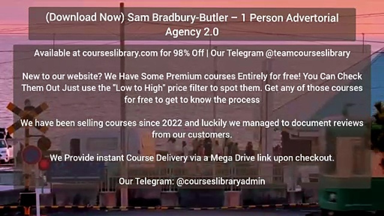 Sam Bradbury-Butler – 1 Person Advertorial Agency 2.0