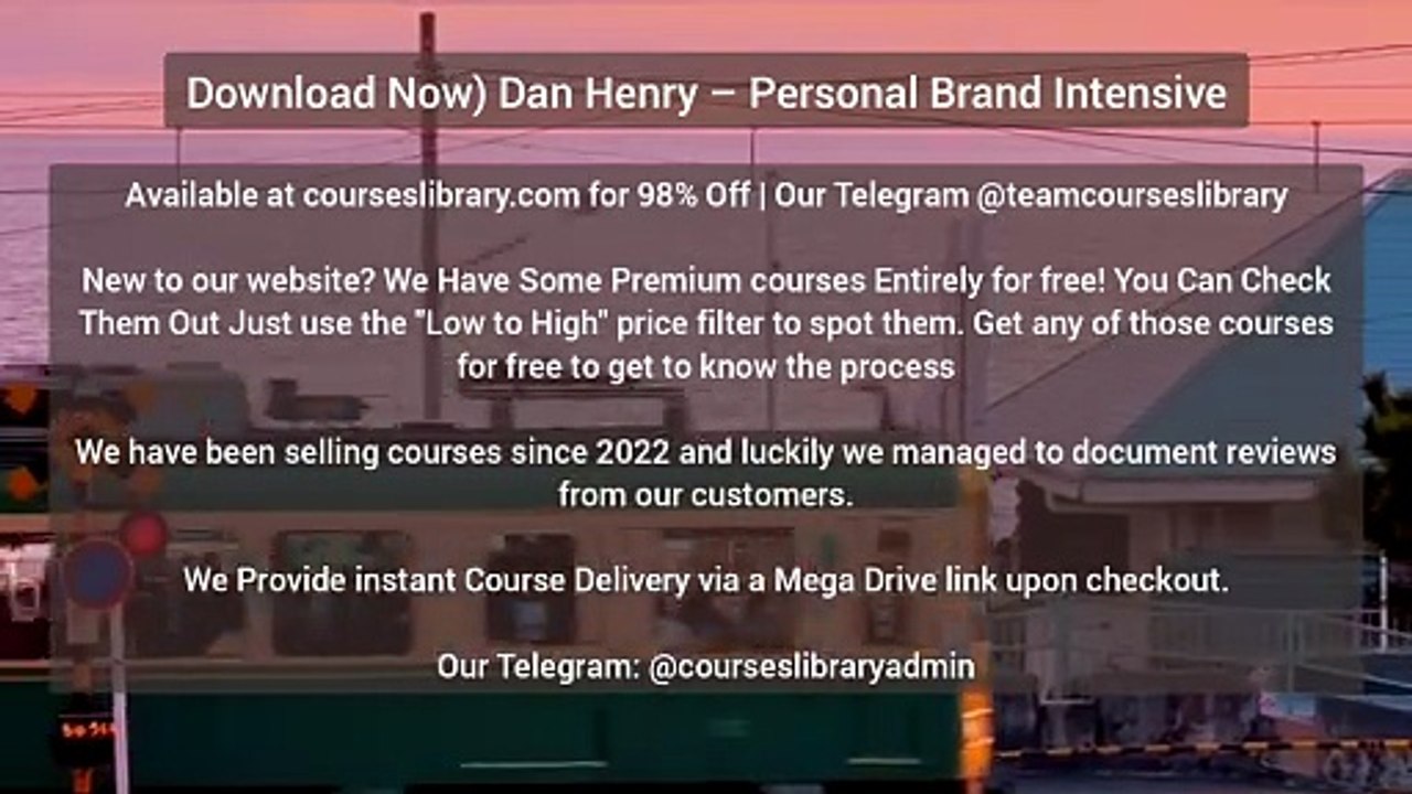 (Download Now) Dan Henry – Personal Brand Intensive