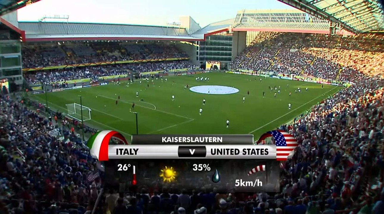 World Cup 2006 Italy v USA (Group E) English commentary