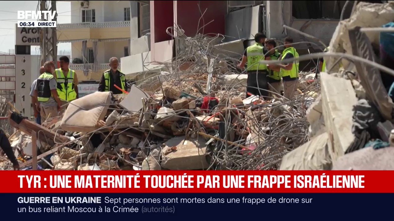 Guerre au Moyen-Orient: une maternité de Tyr touchée par une frappe de l'armée israélienne