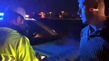 Alkollü ve ehliyetsiz trafik canavarı merakı yüzünden polise yakalandı!