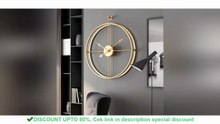 50/60cm Wall Clock Modern Design Large Mute Clocks - Hidden Gem Product | Smart Choice | Smart