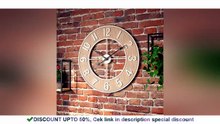 60cm Round Wall Clocks Silent Non Ticking Wood - Simple But Practical | Smart Choice | Smart Choice