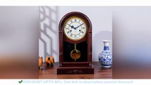 Mechanical Desk Clock Vintage Table Clocks Solid Wood - Hidden Gem Product | Smart Choice | Smart