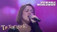TiktoClock: Manilyn Reynes's THROWBACK HIT MEDLEY with the 'Tanghalan ng Kampeon' grand champions!