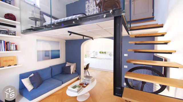 NEVER TOO SMALL: Architect’s Stylish Small Apartment Renovation Italy - 50sqm/538sqft