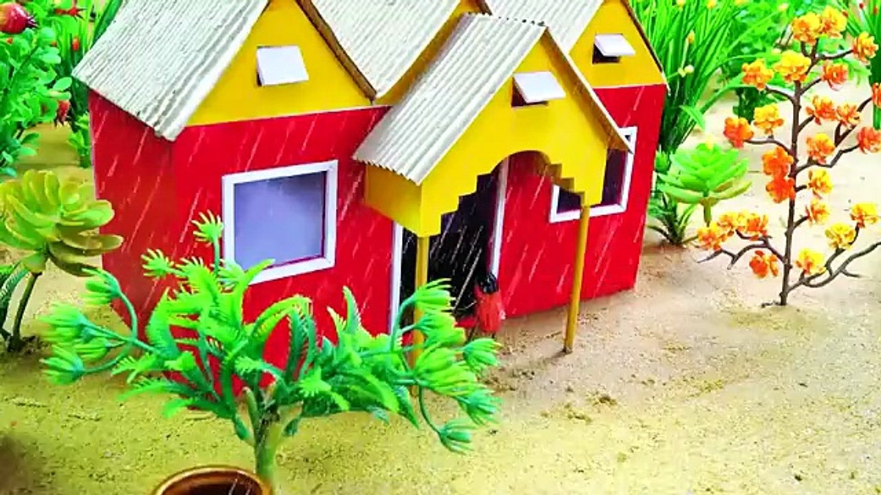 DIY Construction Science Project _ Builds a Strong Mini Brick Water Well with a Shower System