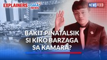 Bakit pinatalsik si Kiko Barzaga sa Kamara? | GMA News Feed