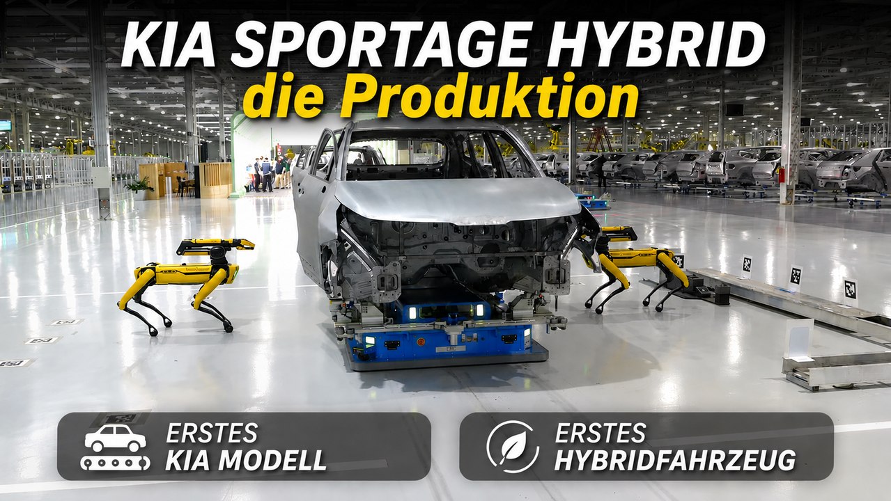 Blick in die Fertigung des neuen 2026 Kia Sportage Hybrid im Metaplant America