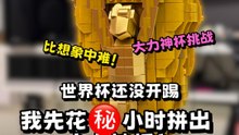 猜猜看小编拼这个LEGO大力神杯用了多久？