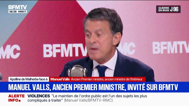 “On ne soutient pas une équipe de football en brûlant la France”: Manuel Valls dénonce les débordements après le sacre du PSG