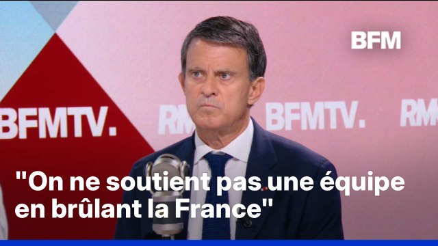 Débordements après le sacre du PSG: pour Manuel Valls il faut un changement de doctrine de maintien de l'ordre